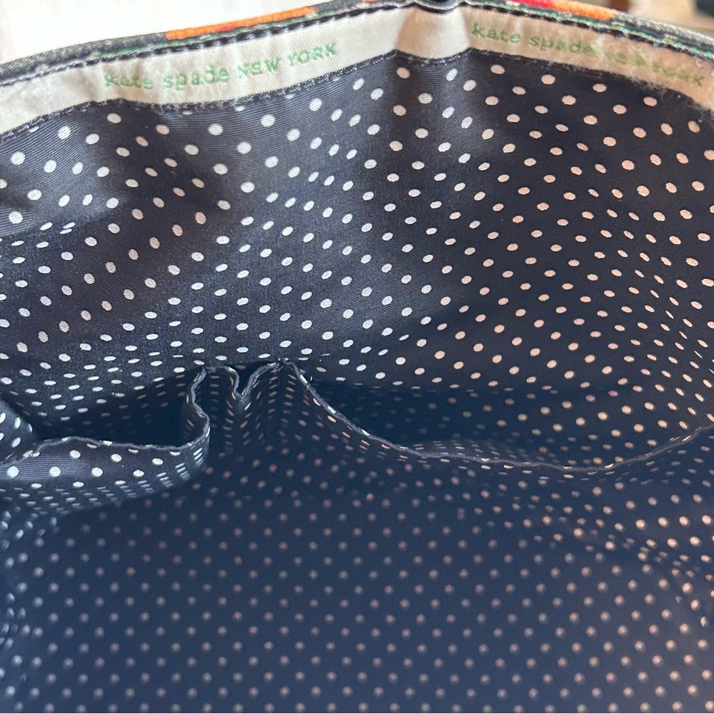 Kate Spade Multicolor Floral Canvas Satchel with Tie Closure - Picture 7 of 16